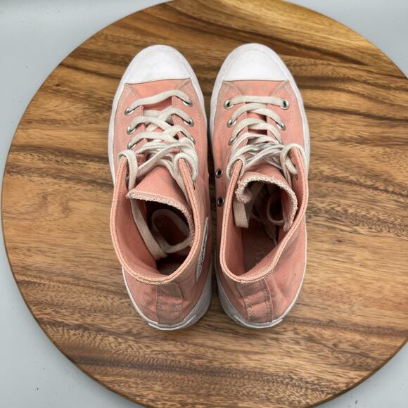 Converse Chuck Taylor CTAS Shoes Womens 8 Pink Lugged Casual Comfort Skate - Picture 5 of 8